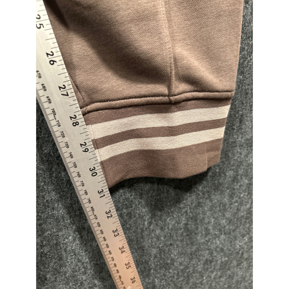 Reebok RBK League Jogger Mens 2XL Chocolate Brown NEW Slim Fit Striped Cuffs - Picture 6 of 10